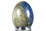 Polished Lapis Lazuli Egg - Chile #308877-1